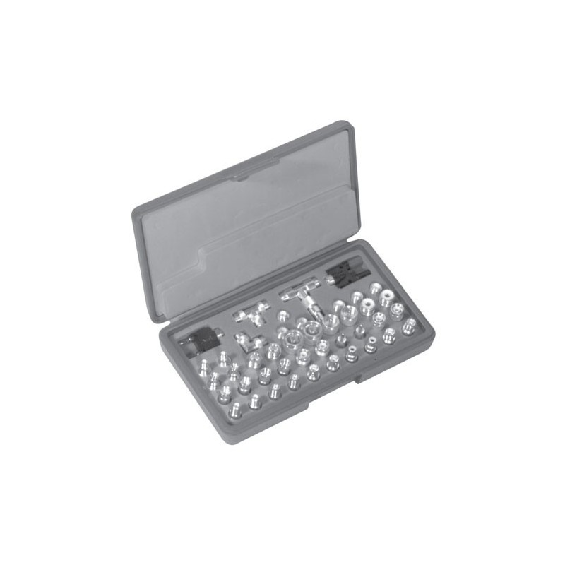 UNIVERSAL UNIDAPT KIT, ABS HINGED CASE, 43 PCS. SEE CATALOG PAGE 7 FOR FULL DESCRIPTION