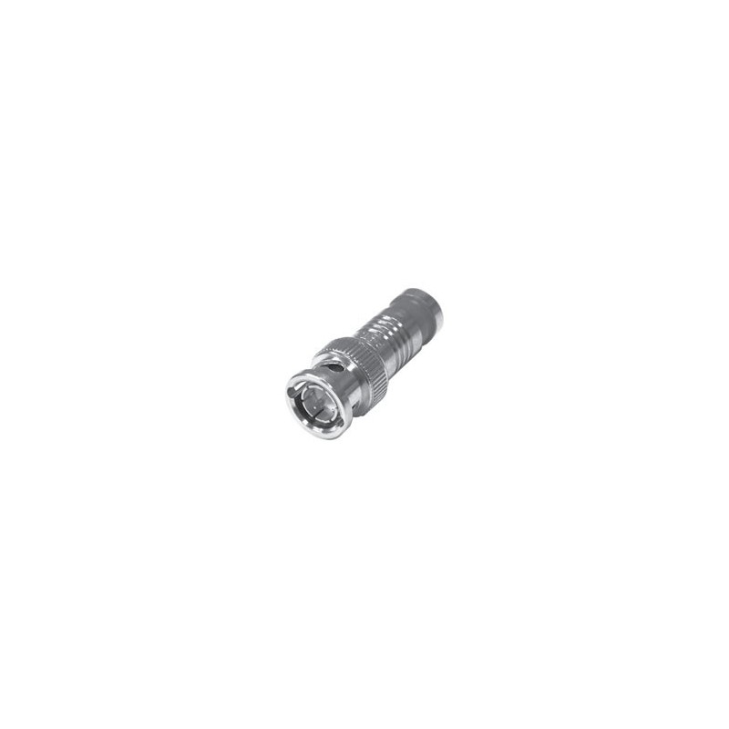 BNC M COMPRESSION CRIMP, RG-59, CBL GRP D, NICKEL