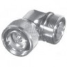 7/16 DIN MALE TO 7/16 DIN FEM R/A ADAPTER, S,G,T