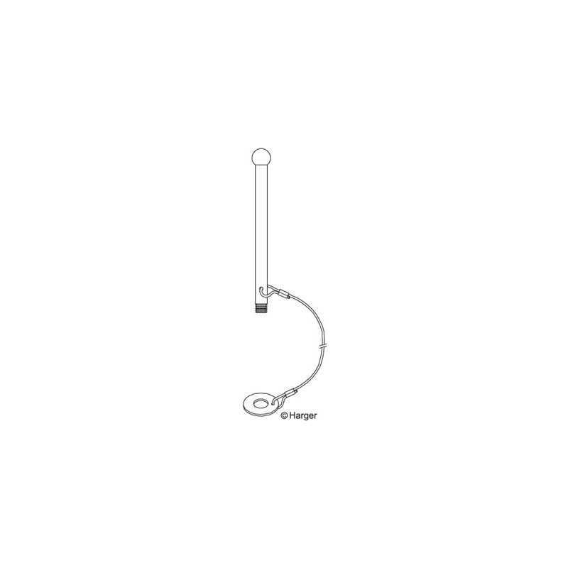 1/2\" 24\" I Aluminum 1/2