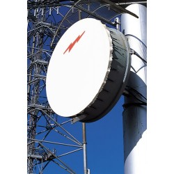 2.4 m - 8 ft High Performance, Super High XPD Parabolic Shielded Antenna, dual-polarized, 7.125-7.
