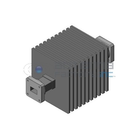 WR-15 Fixed Attenuator, 50-75 GHz, 3 dB attenuation