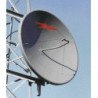 1.8 m - 6 ft Standard Parabolic, Low VSWR Unshielded Antenna, single-polarized, 10.700-11.700 GHz