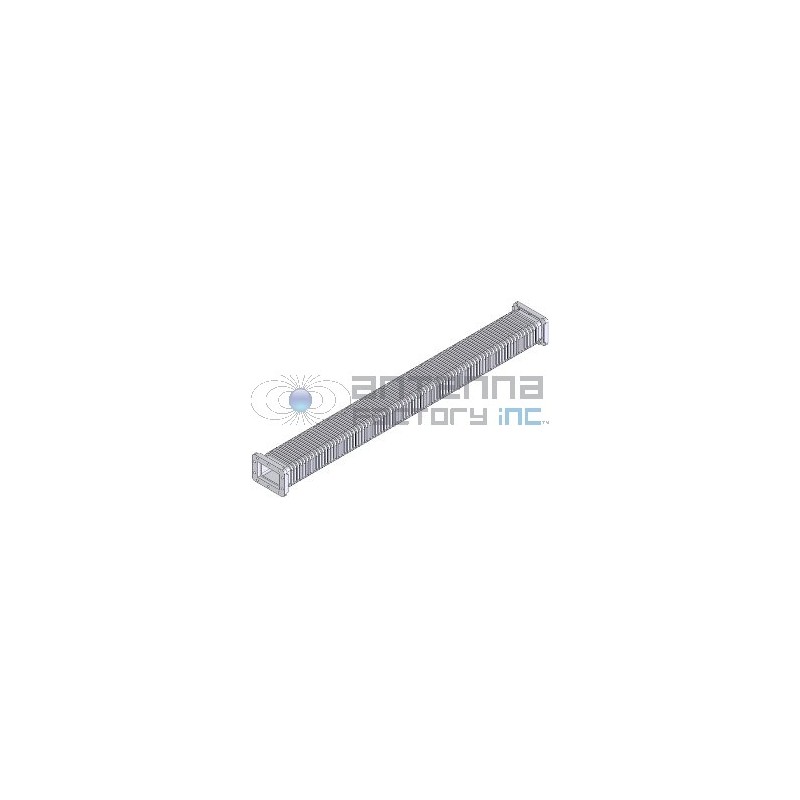 WR-75 Flexible Twistable Waveguide, 24\", 10-15 GHz