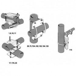 Clamp: pipe _0.75-2.38\"...