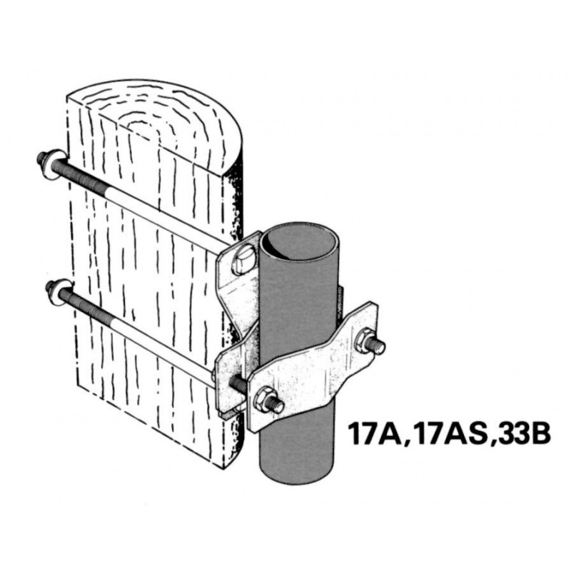 Clamp: pipe _1.5-3.5\" diameter)