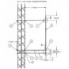 Antenna Side Mount Kit, 7.5\' max. from tower, max. 5\' tower leg spacing