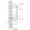 Antenna Side Mount Kit, 3.5\' max. from tower, max. 5\' tower leg spacing