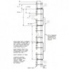 7.5 dBd, N-male connector, 35.5 - 61.5 MHz