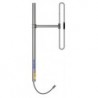 2.0 dBd gain, elliptical, N _male) connector, 138-174 MHz