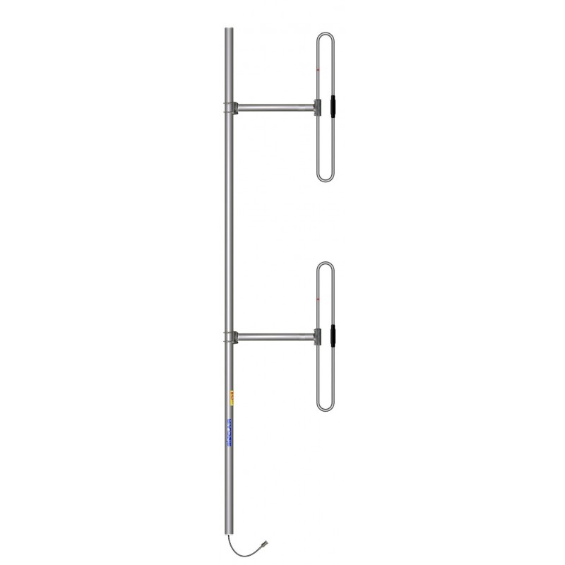 4.5 dBd, 1/2 wave, 7/16 DIN _female), side mount, 138-174 MHz