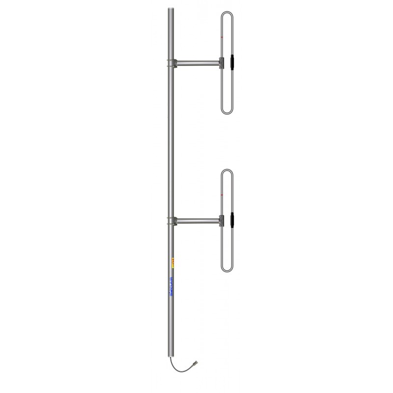 4.5 dBd gain, elliptical, 7/16 DIN _female) connector, 118-138 MHz