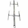 Exposed dipole antenna array, 3/5.5 dBd gain, HD, field adj., 118-138 MHz