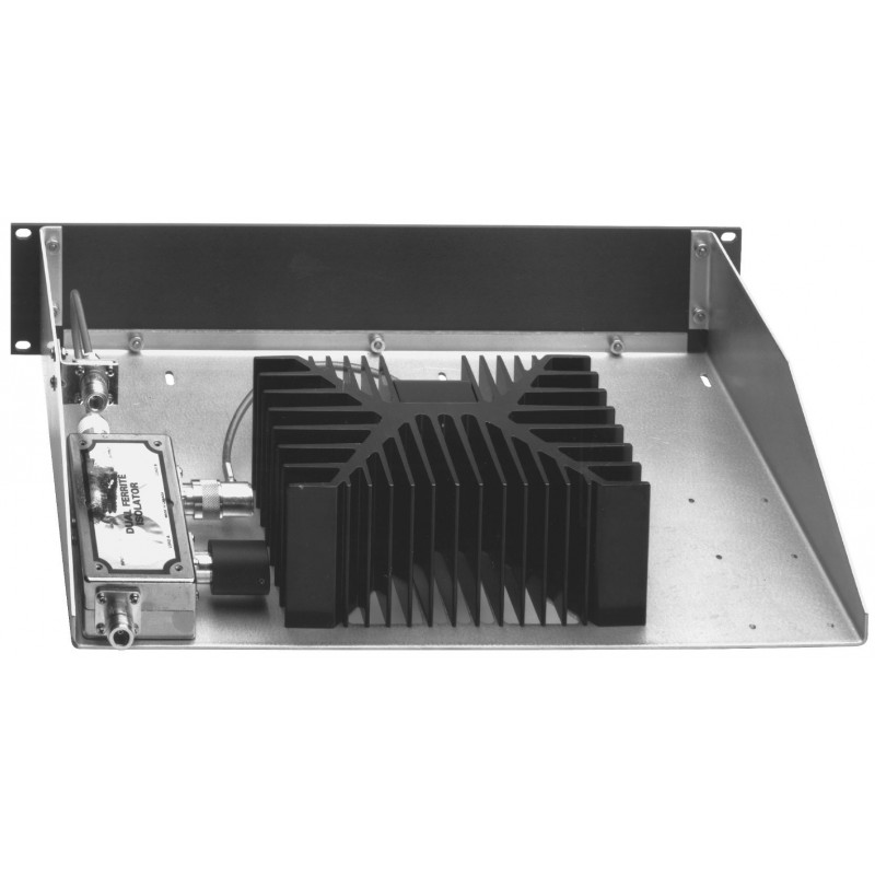 Intermod suppression panel, rack mount, triple isolator, 125 watt load