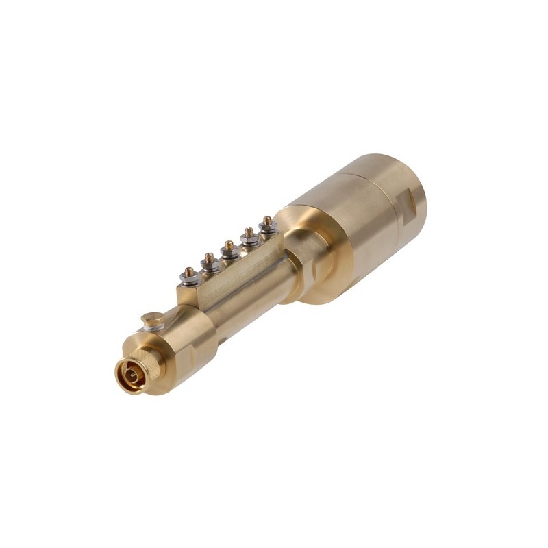 Tunable N Male with gas barrier for 1-5/8 in HJ7-50A air dielectric cable