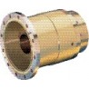 6-1/8 in EIA Female Flange without gas barrier for 5 in HJ9-50 air dielectric cable