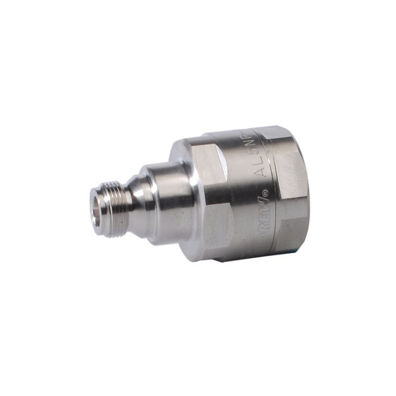 Type N Female Positive stop cable connector for 7/8 in AL5-50 and AVA5-50 cable