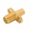 SMA Female Panel Mount for 0.141 in CF141-50 cable