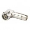 Type N Male Right Angle Positive Lock for 3/8 in LDF2-50 cable