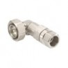 7-16 DIN Male Right Angle Positive stop cable connector for 1/2 in LDF4-50A cable