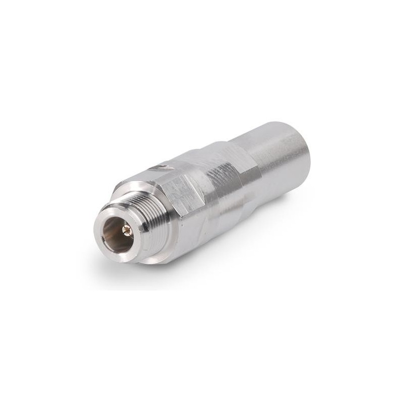 Type N Female Positive stop cable connector for 1/2 in RCT RADIAX Antenna Â® Radiating cable