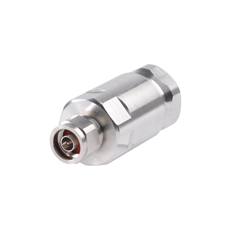 Type N Male Positive stop cable connector for 7/8 in RCT RADIAX Antenna Â® Radiating cable