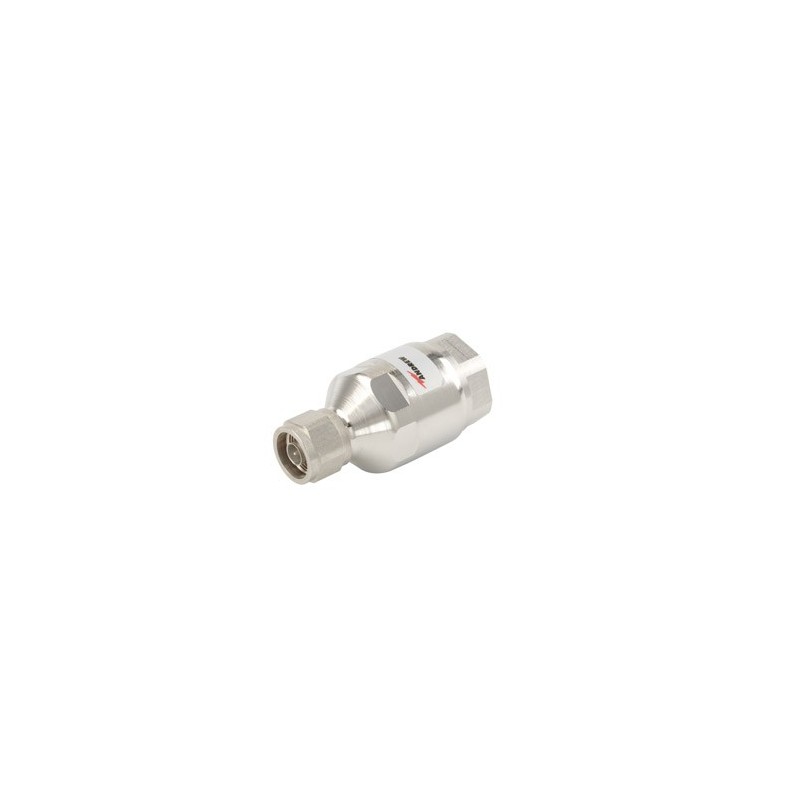 Type N Male one piece cable connector for 7/8 in RCT RADIAX Antenna Â® Radiating cable