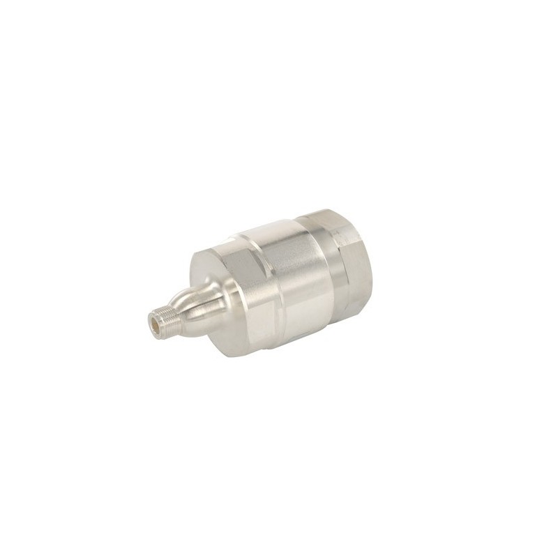 Type N Female one piece cable connector for 1-5/8 in RCT RADIAX Antenna Â® Radiating cable