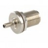 Type N Female Bulkhead for CNT-195 braided cable
