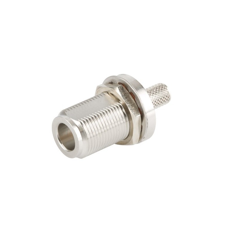 Type N Female Bulkhead for CNT-300 braided cable