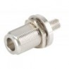 Type N Female Bulkhead for CNT-300 braided cable