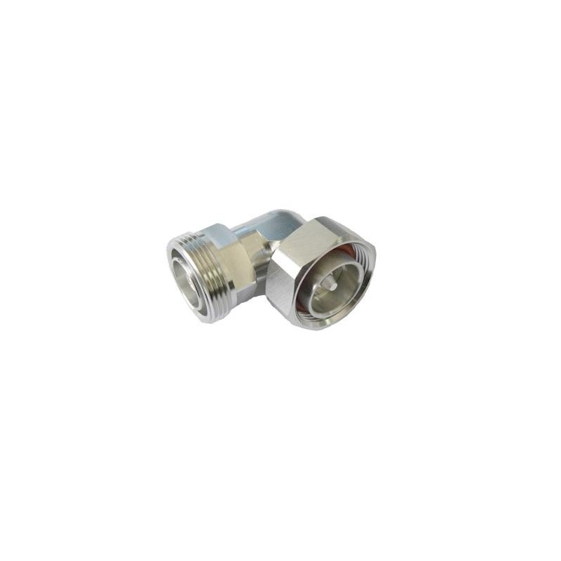 7-16 DIN Female to 7-16 DIN Male Right Angle Adapter