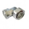 7-16 DIN Female to 7-16 DIN Male Right Angle Adapter