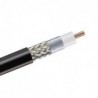 CNT-100-FR, CNT® 50 Ohm Braided Coaxial Cable, 600 m, black non-halogenated, fire retardan