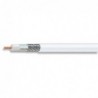 CNT-400, CNT Antenna Â® 50 Ohm Plenum Rated Braided Coaxial Cable, white PVC jacket