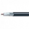 CNT-500, CNT Antenna Â® 50 Ohm Braided Coaxial Cable, black fire retardant riser rated PVC jacket