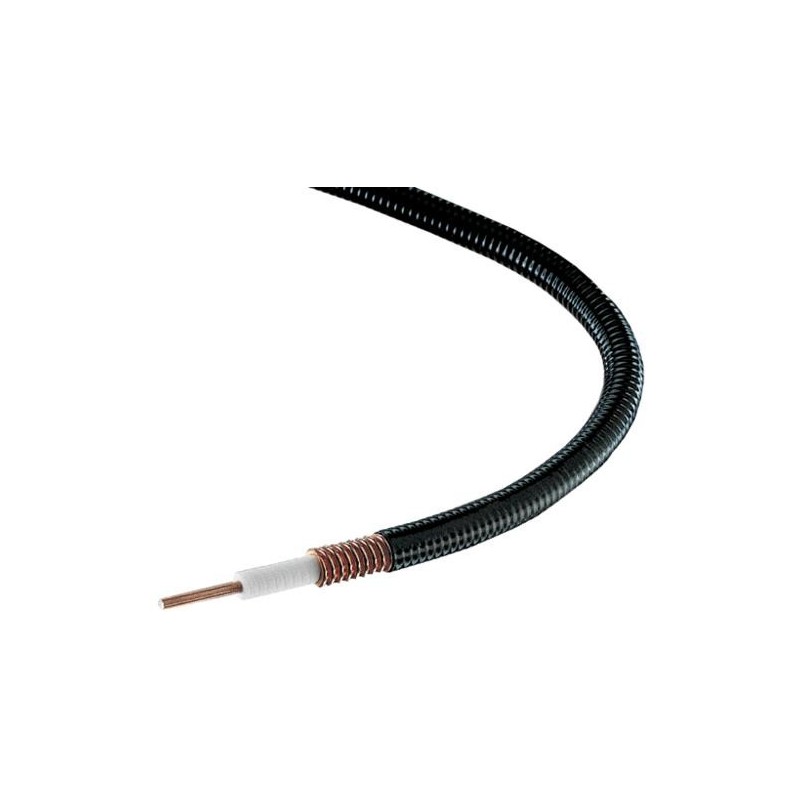 FSJ4-50B, HELIAX Antenna Â® Superflexible Foam Premium Coaxial Cable, corrugated copper, 1/2 in, bla