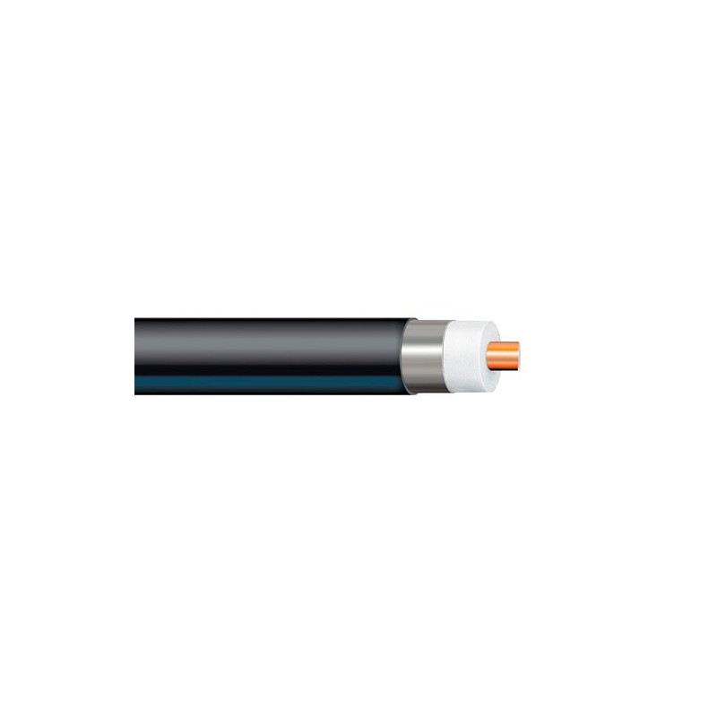 FXL-780, HELIAX Antenna Â® Flexible Coaxial Cable, smoothwall aluminum, 7/8 in, black non-halogenate