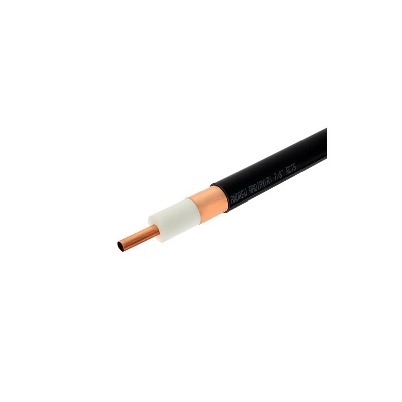 RCT5, RADIAX Antenna Â® Coaxial Radiating Cable with Bump, 70-500 MHz, tuned foil, 7/8 in, black PE