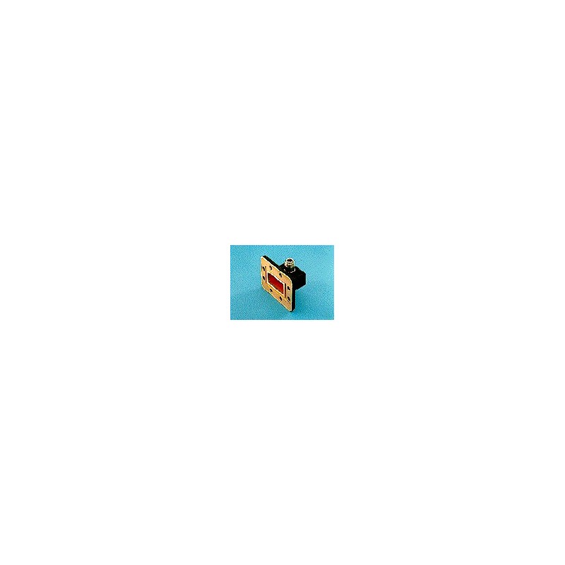 Waveguide/Coaxial Cable Transition for WR42, 17.7-26.5 GHz, with interface types SMA Female and UG