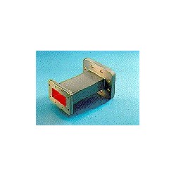 Straight Section for WR62, 12.4-18.0 GHz, with interface types UG-541A/U and UG-419/U, 144 in, gra