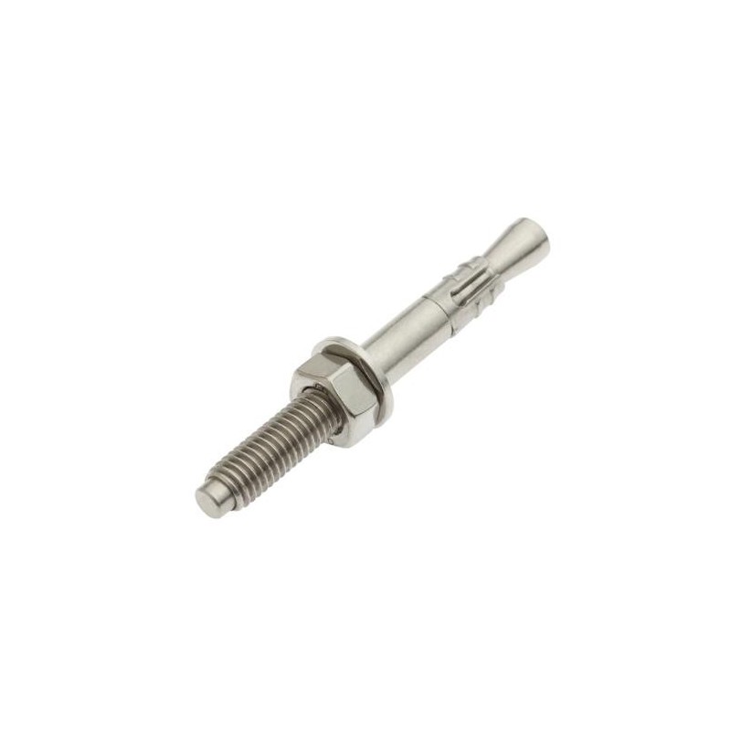 Stainless Steel Stud Anchor with washer and hex nut