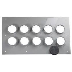 10 Port Entrance Panel, 2 x 5