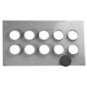 10 Port Entrance Panel, 2 x 5