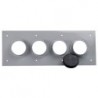 4 Port Entrance Panel, 1 x 4