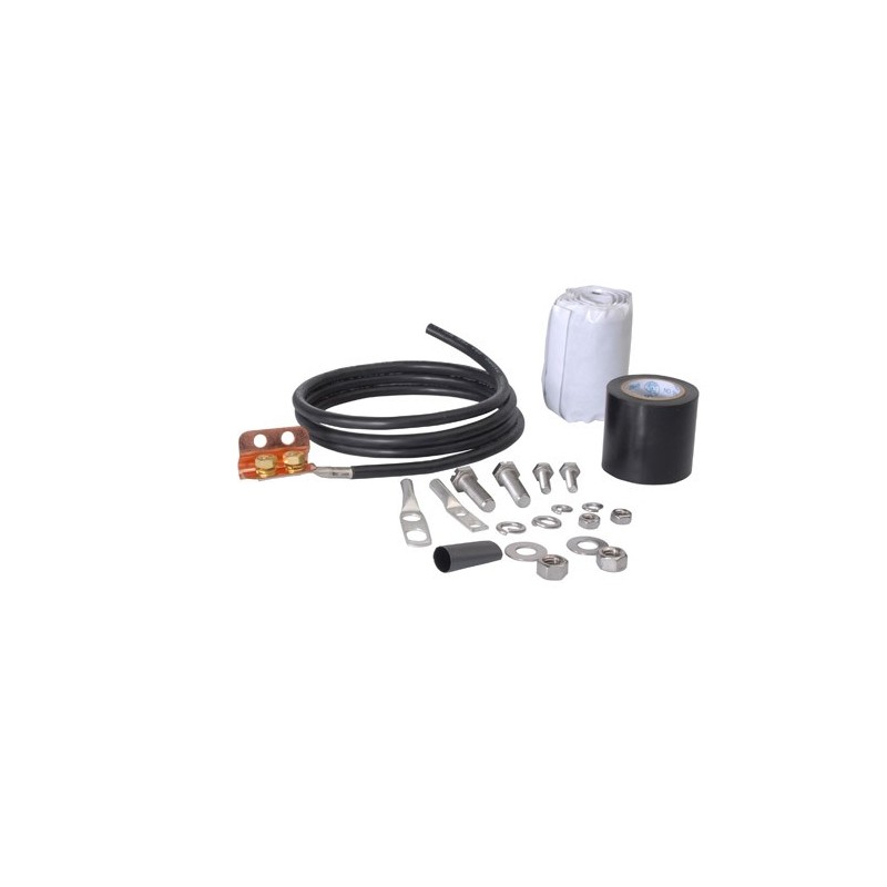 Standard Grounding Kit for 1/4 in and 3/8 in corrugated and braided coaxial cable and elliptical wav