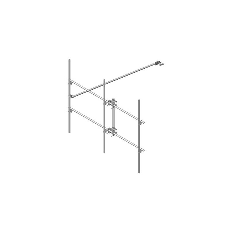 Tower Pipe Frame, 12 ft face, includes pipe