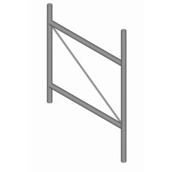 Panel Antenna Stand-Off Bracket, 48 in