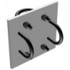 Crossover Plate, joins 4-1/2 in to 4-1/2 in OD round members