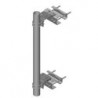 Universal Sliding Pipe Mount Kit for 2-3/8 in OD x 96 in pipe